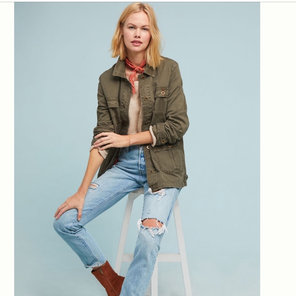 Anthropologie Knit-back Anorak